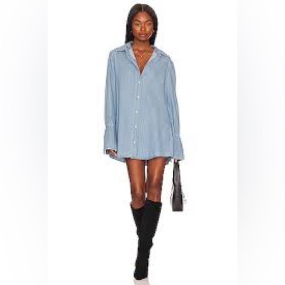 Weworewhat Dani Stripe Shirt Dress NWT Medium